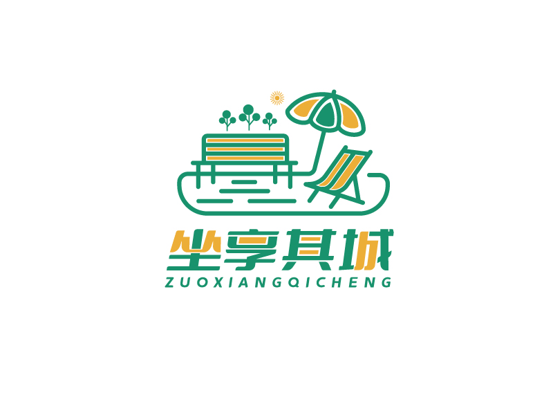 李宁的坐享其城logo设计