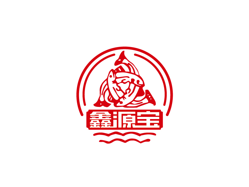 张俊的鑫源宝logo设计