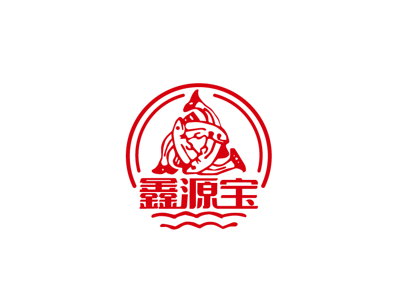张俊的鑫源宝logo设计