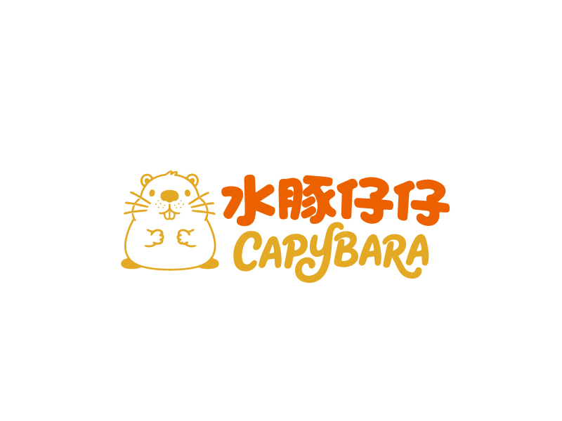 张俊的水豚仔仔logo设计