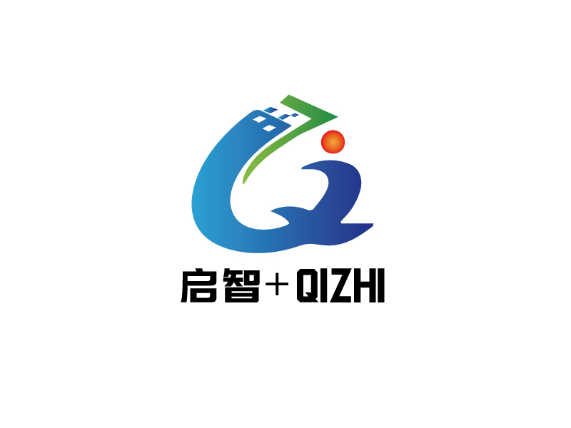 秦光华的启智+logo设计