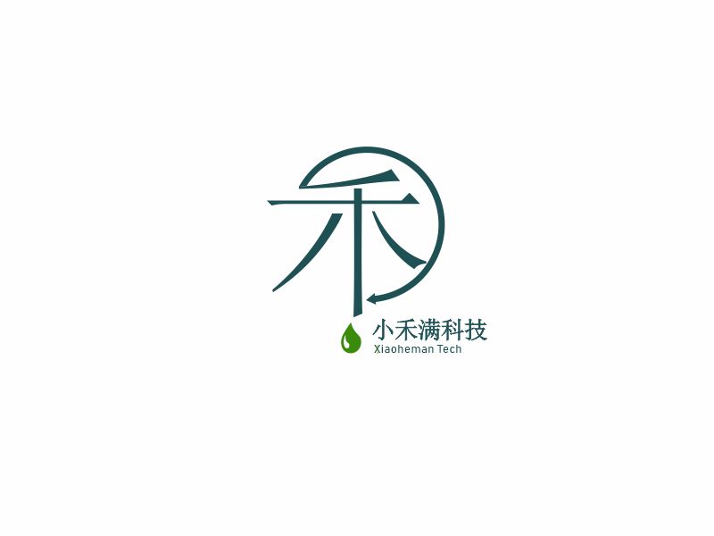 向红的深圳小禾满科技有限公司logo设计