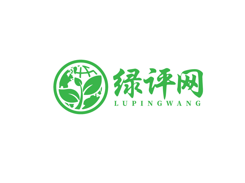 李宁的绿评网 字体设计logo设计