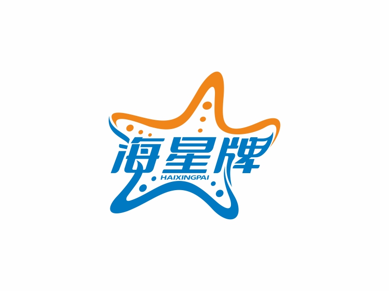 泳池清洁机器人公司旗下的海星品牌logo设计