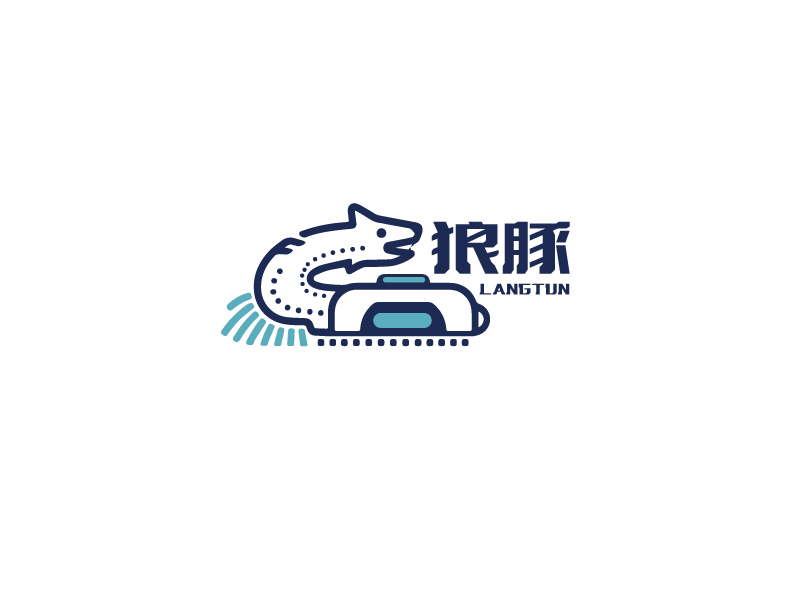 秦光华的狼豚logo设计