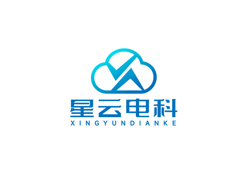 李宁的星云电科logo设计