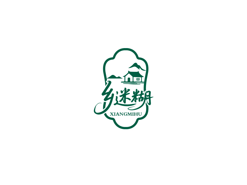 乡迷糊logo设计