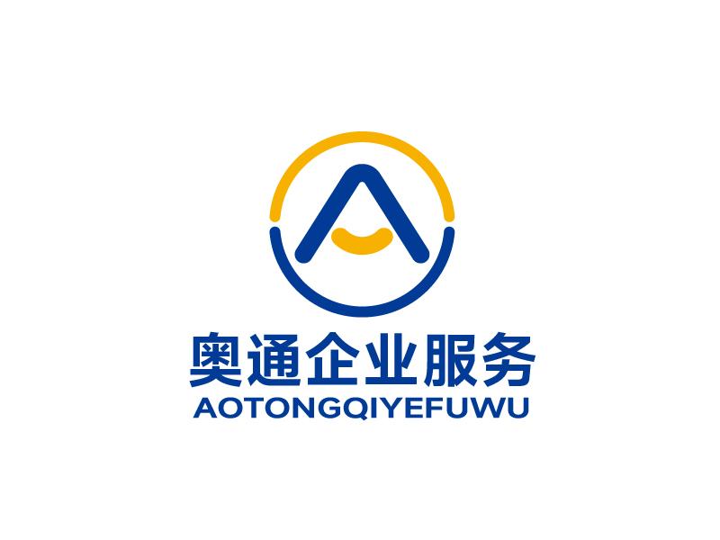 张俊的陕西奥通企业服务有限公司logo设计
