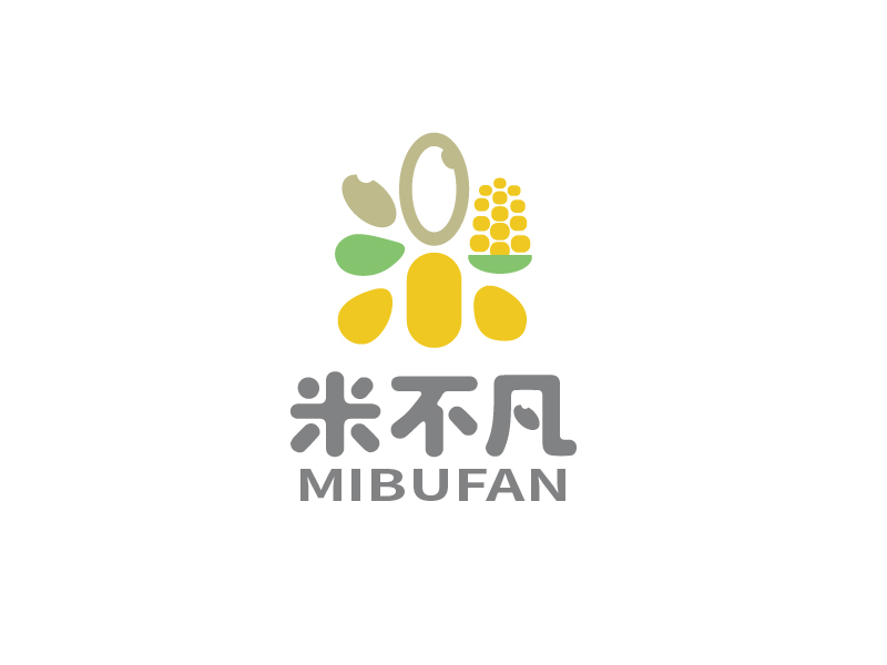 张俊的米不凡logo设计