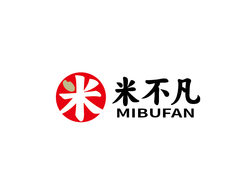 张俊的米不凡logo设计
