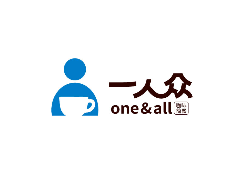 张俊的一人众logo设计