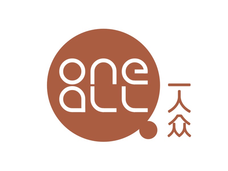 谭家强的一人众logo设计