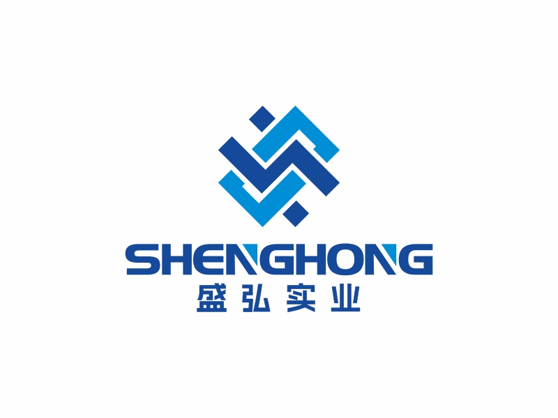何嘉健的盛弘实业logo设计