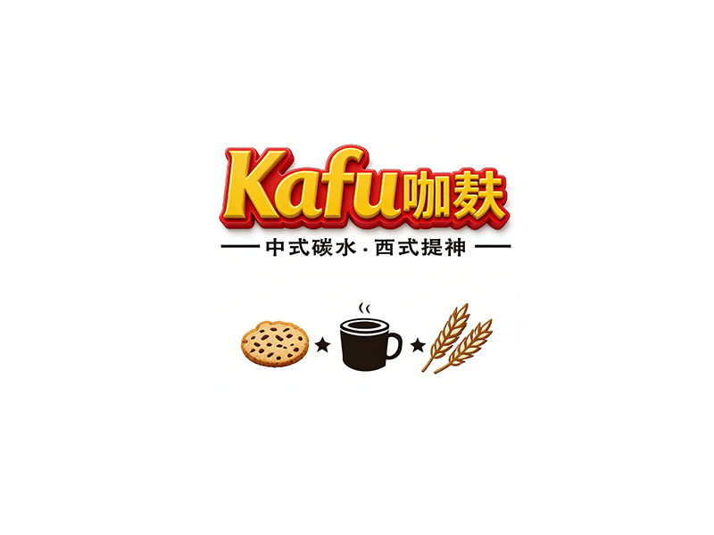 余亮亮的Kafu咖麸logo设计