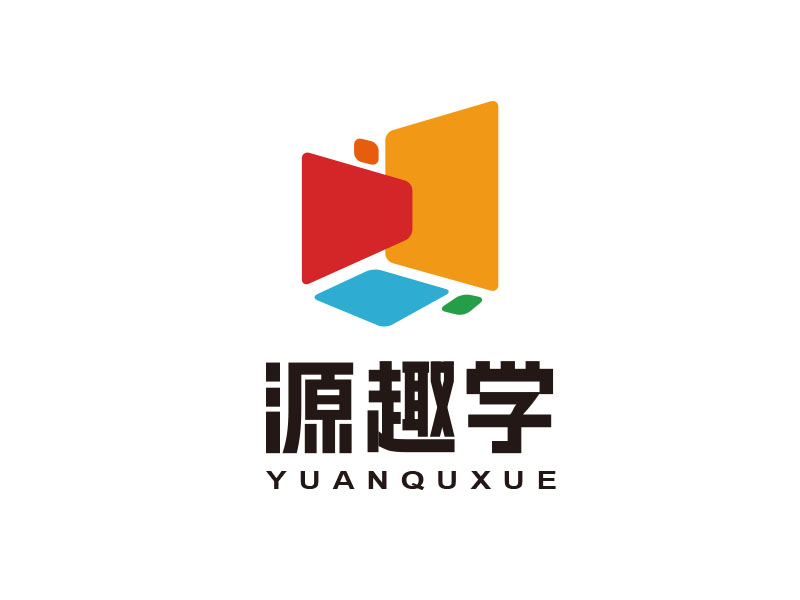 朱红娟的启源趣学教育培训logo设计