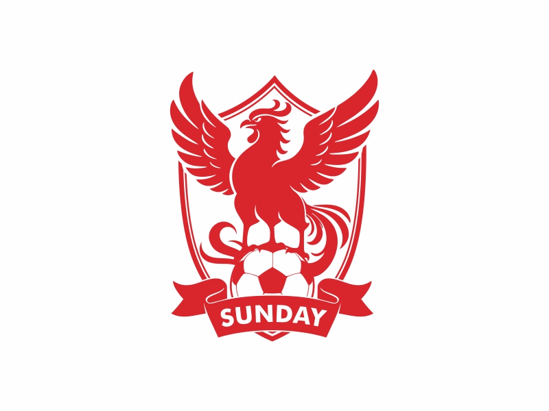 陈国伟的sunday足球队队徽logo设计