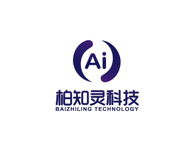 朱红娟的柏知灵科技logo设计