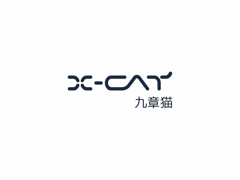 陈国伟的X-cat,中文名:九章猫logo设计