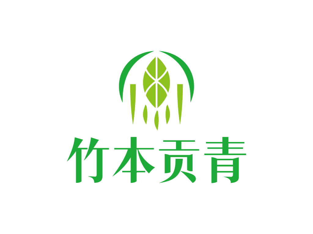 竹本贡青LOGO设计 - LOGO123