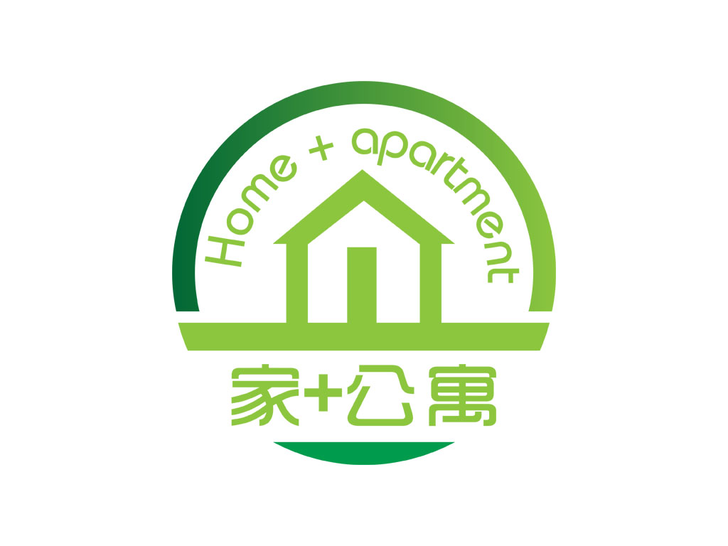 家+公寓LOGO设计 - LOGO123