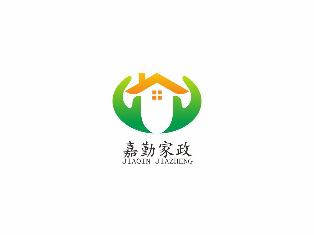 上海嘉勤家政服务有限公司LOGO设计 - LOGO123