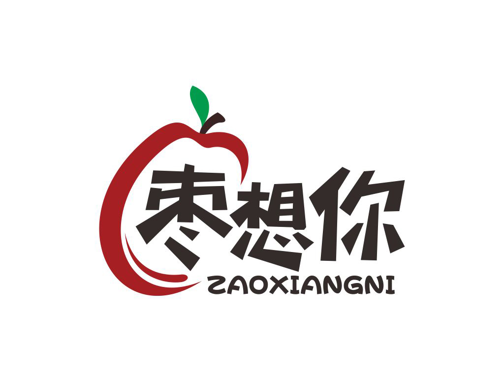 枣想你字体设计LOGO设计 - LOGO123