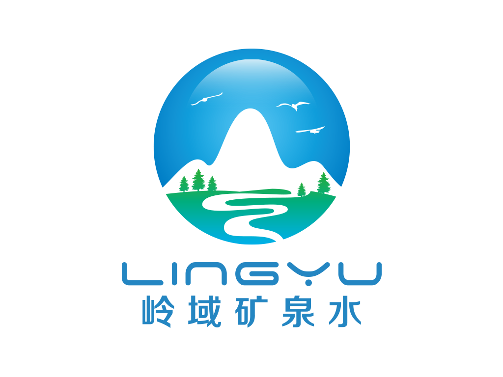 矿泉水品牌logo设计LOGO设计 - LOGO123