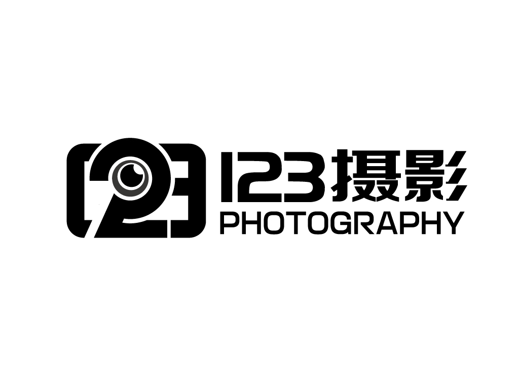 123摄影工作室LOGO设计 - LOGO123