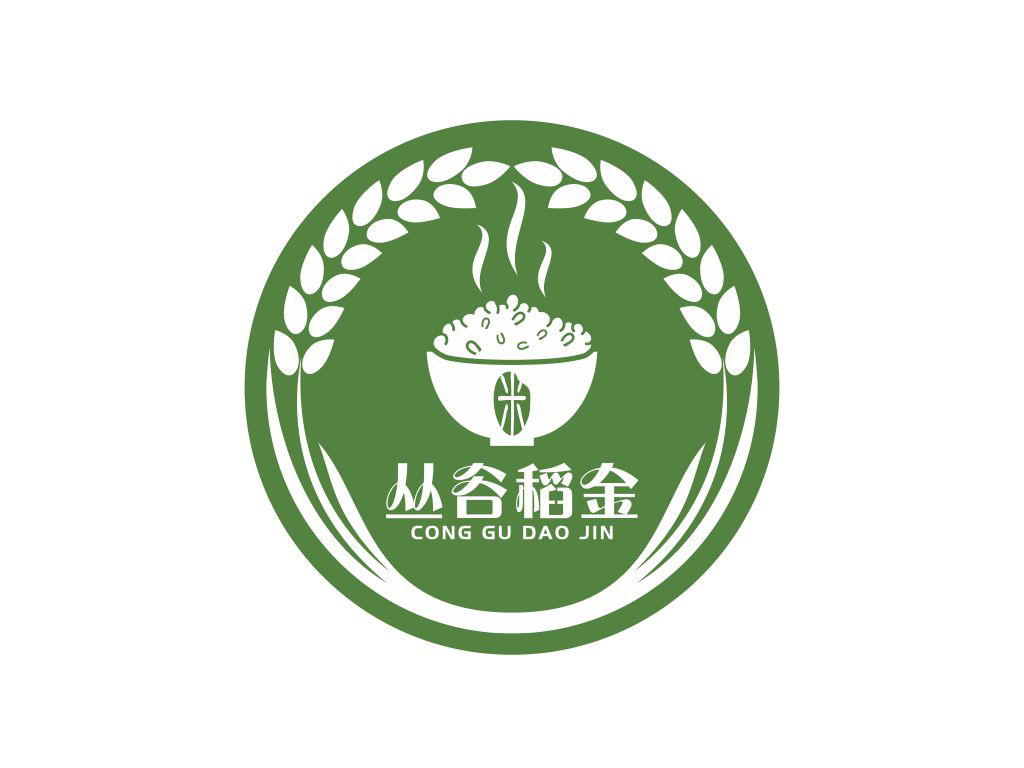 丛谷稻金商标设计LOGO设计 - LOGO123