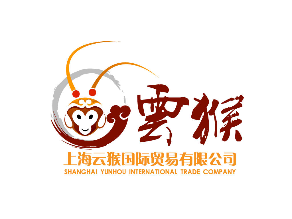 云猴国际贸易祥云美猴王logoLOGO设计 - LOGO123