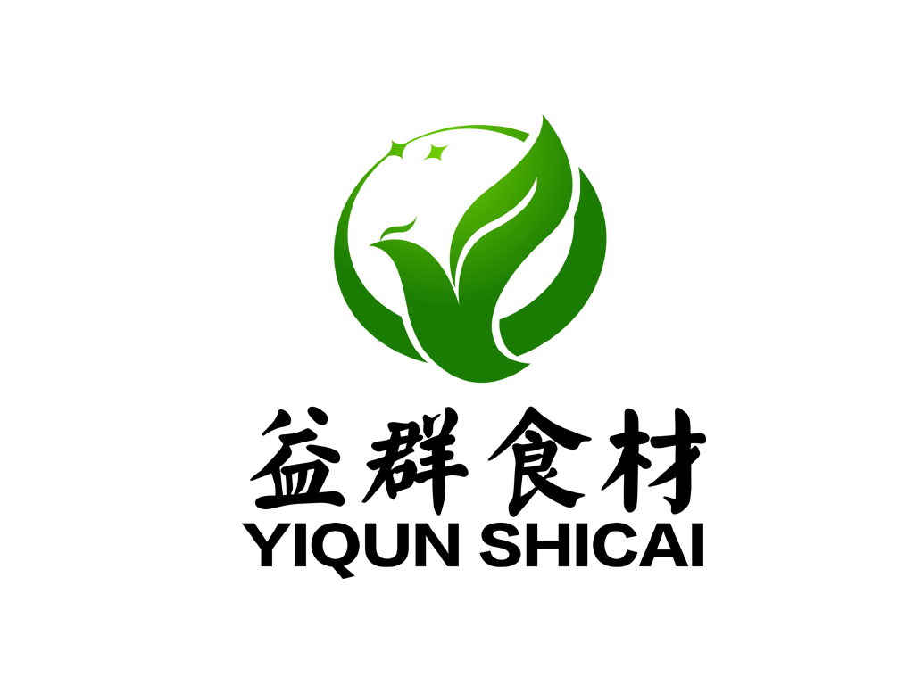 益群食材LOGO设计 - LOGO123