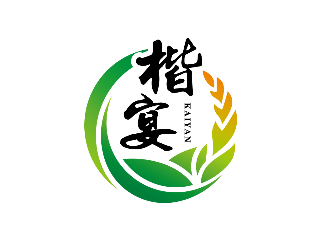 大米粮食商标设计: 楷宴LOGO设计 - LOGO123