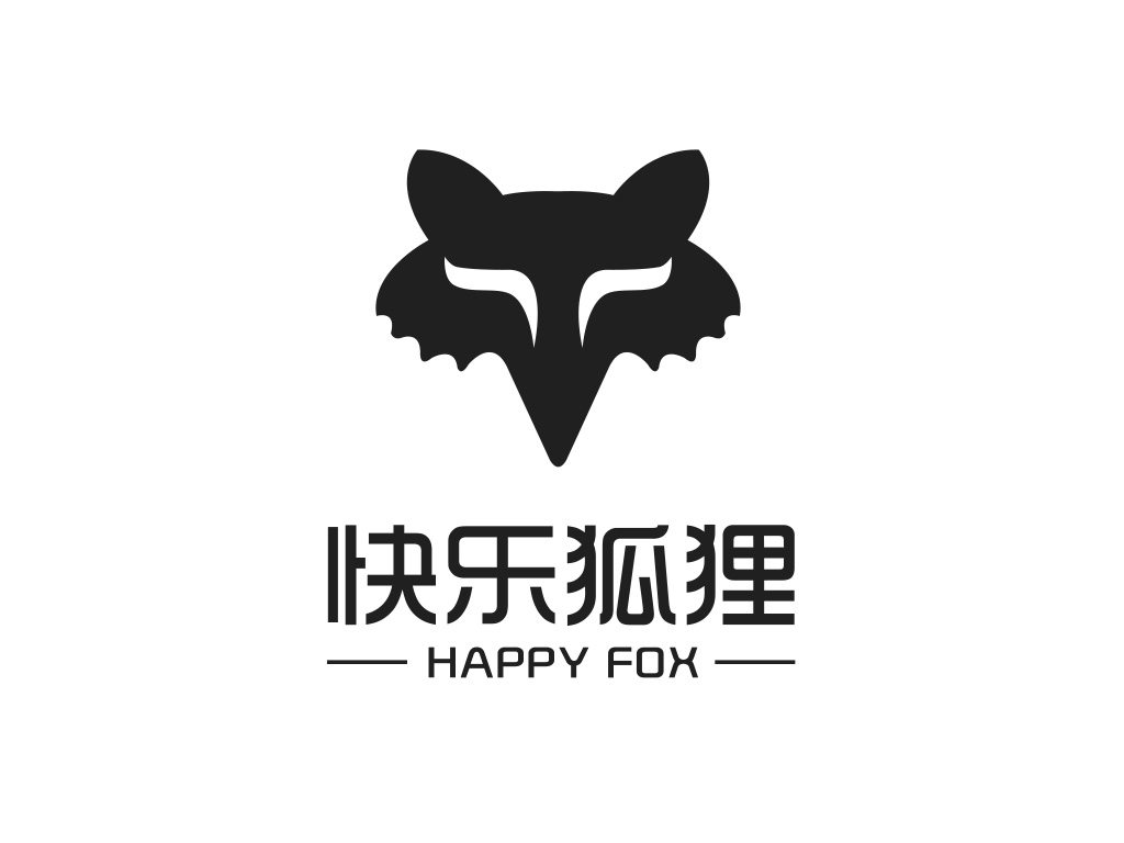 快乐狐狸LOGO设计 - LOGO123